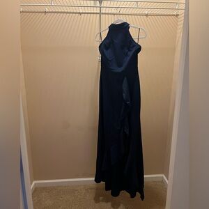 Sophisticated Midnight Blue Maxi Dress